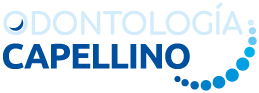 isologotipo odontología capellino white sin bajada